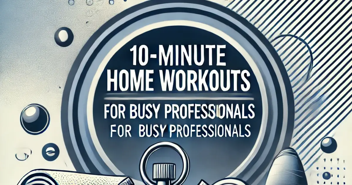 Read more about the article 10-Minute Workouts for Busy Professionals